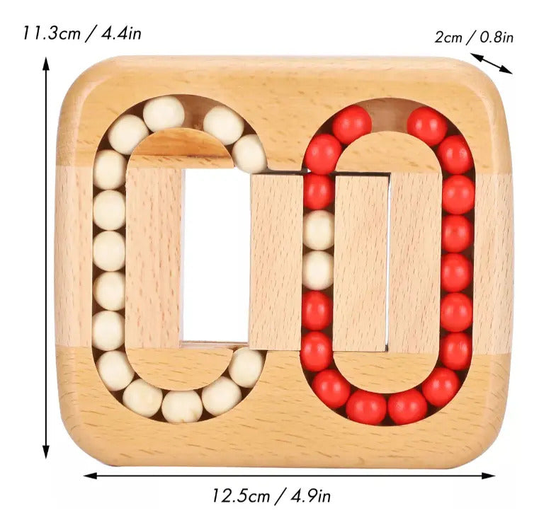 Laberinto de Madera con Bolitas para Coordinación