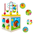 Kit de Juegos de Madera con Encajes, Laberinto y Bloques