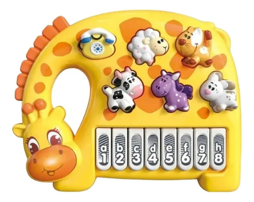 Piano Musical de Dinosaurio en Español