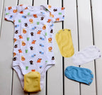 Pack de 5 Extensores de Algodón para Bodys de Bebé