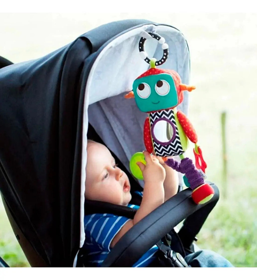 Peluche Sensorial con Sonajero y Mordedor · Varios Diseños