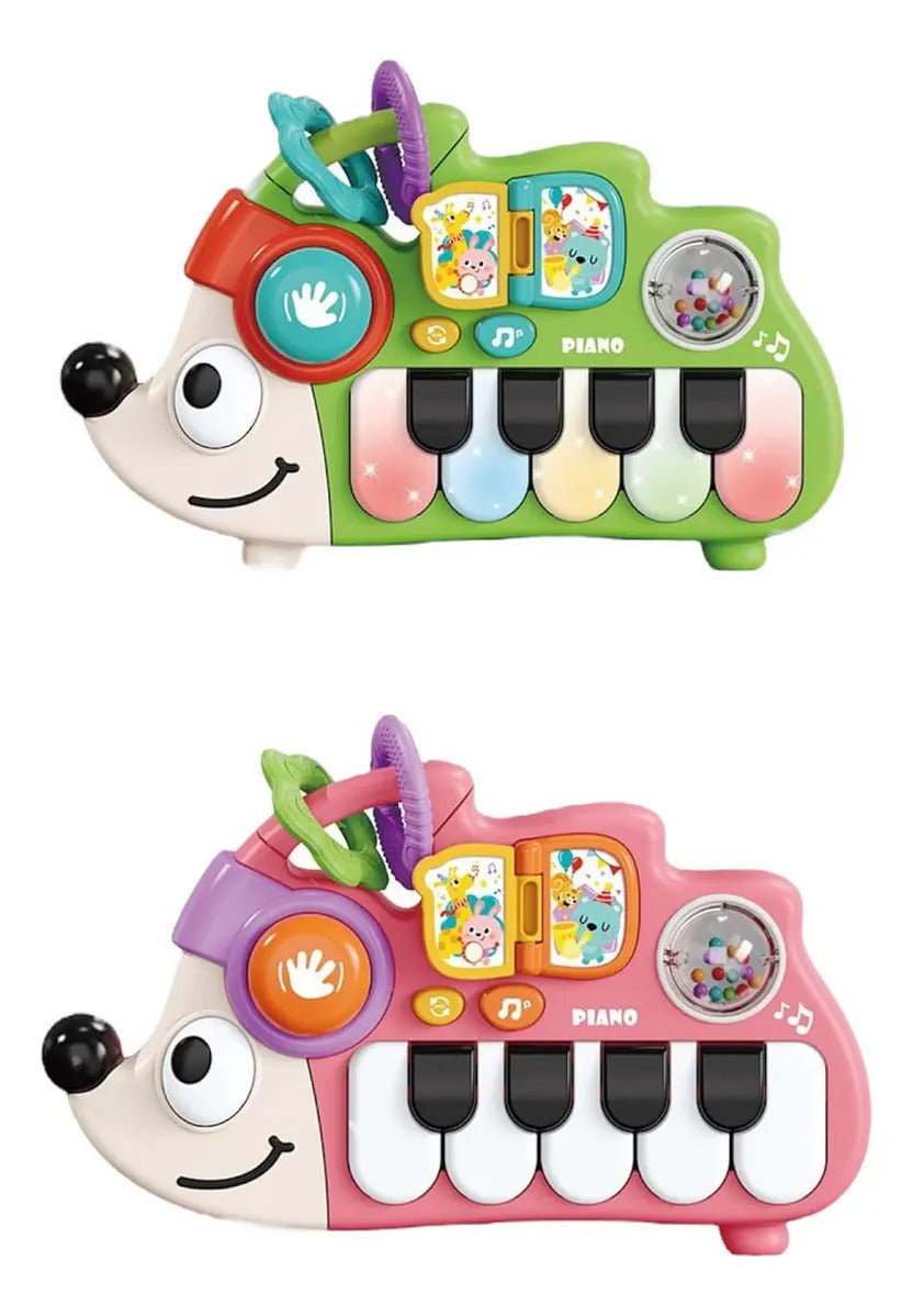Piano de Erizo con 5 Teclas y Luces