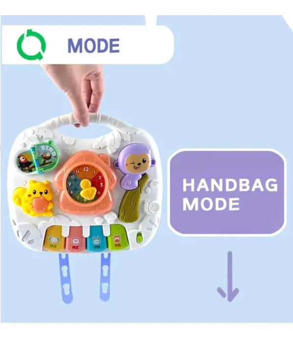 Mesa de Actividades Musical para Bebé · Diseño Monito