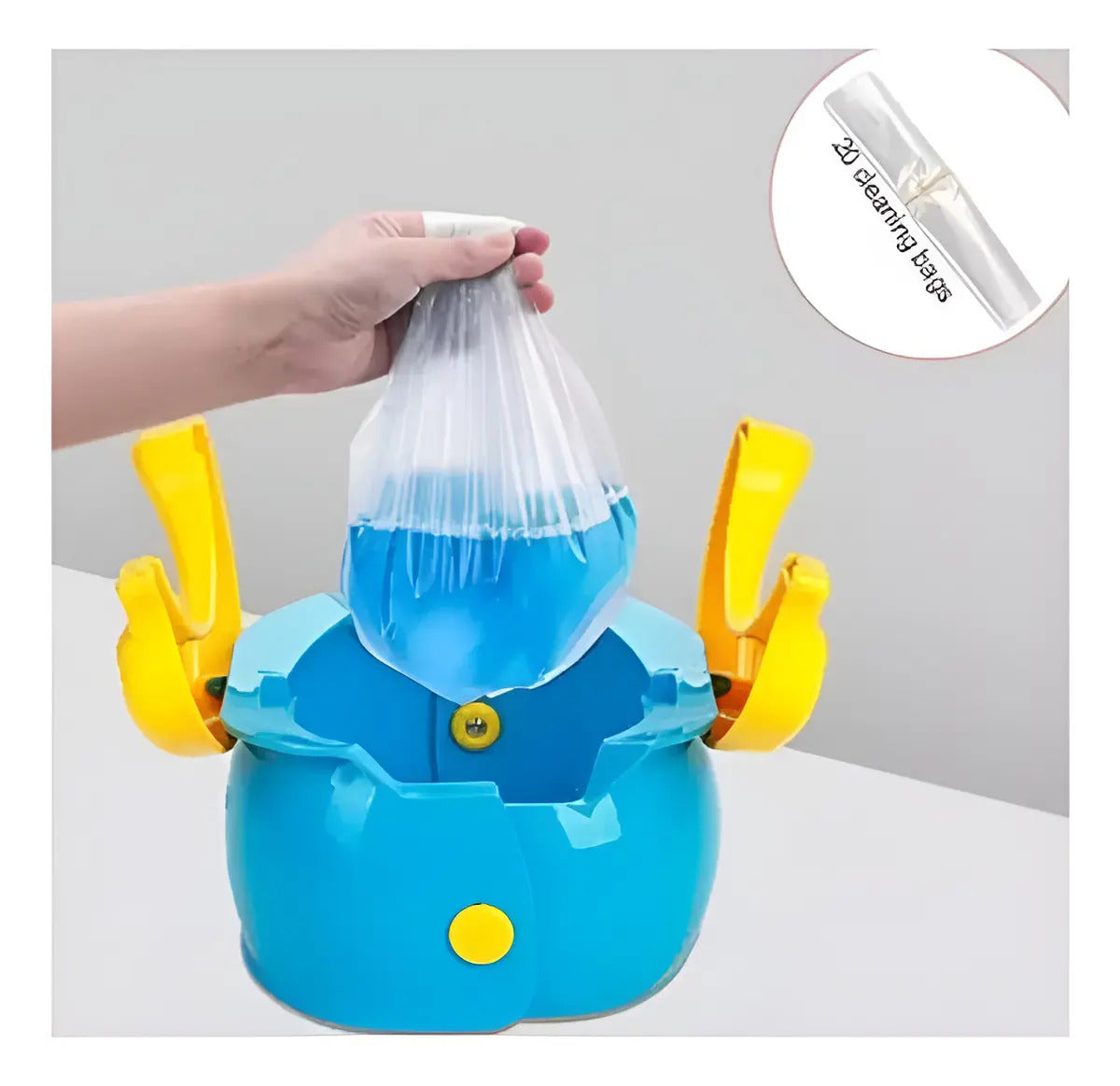 Pelela Portátil Plegable con Recipiente