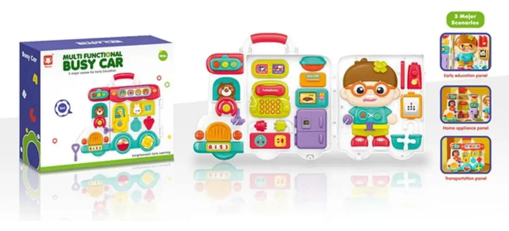 Tablero Busy Car de Actividades 56 en 1