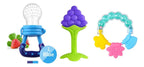 Set de 3 Accesorios · Chupete de Frutas y Mordedores