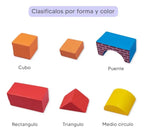 Set de 38 Bloques de Construcción de Madera
