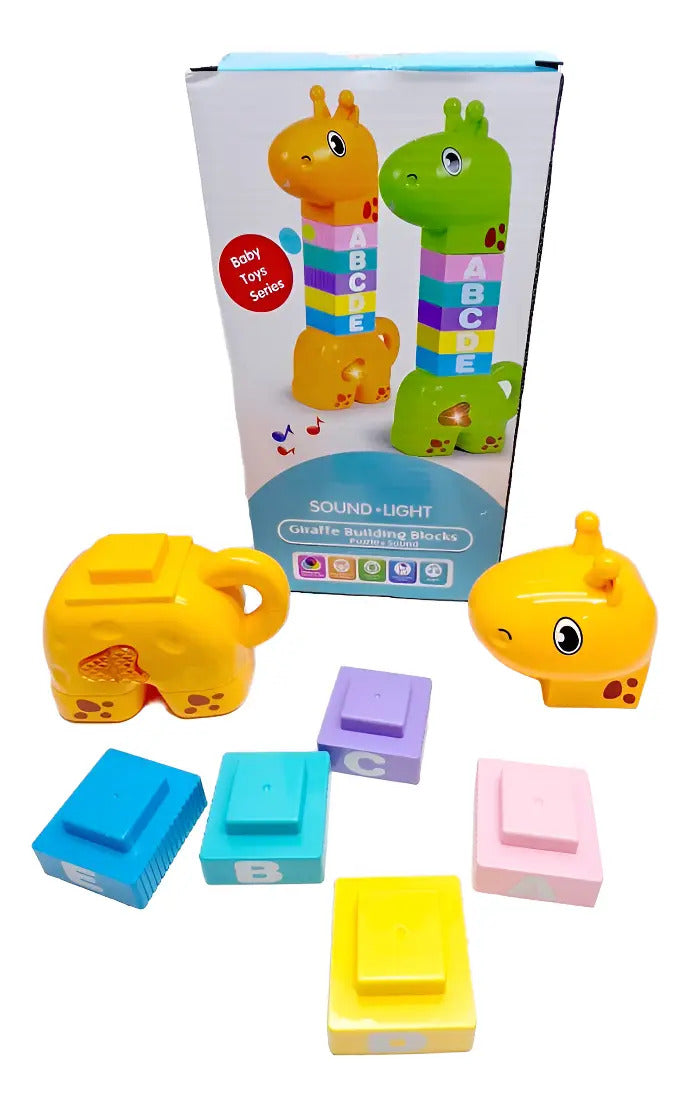Jirafa Musical Apilable con Bloques Numerados