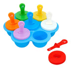Molde de Silicona para 7 Paletas