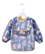 Babero Delantal de Manga Larga con Capa Impermeable