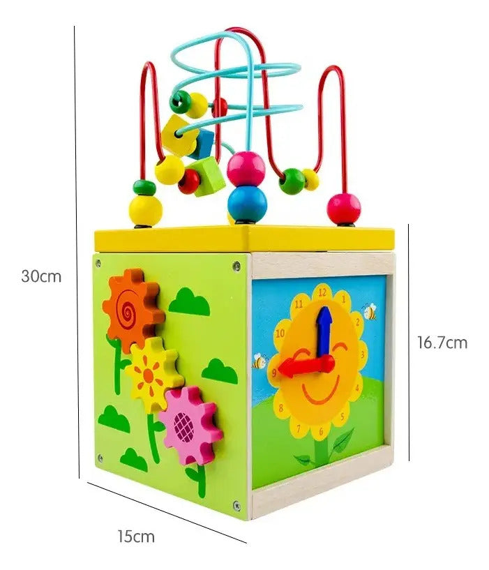 Cubo de Actividades de Madera con Pronosupinador