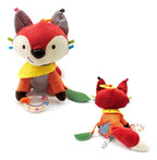 Peluche Sensorial con Sonajero y Mordedor · Varios Diseños