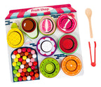 Juego Didáctico de Frutas de Madera