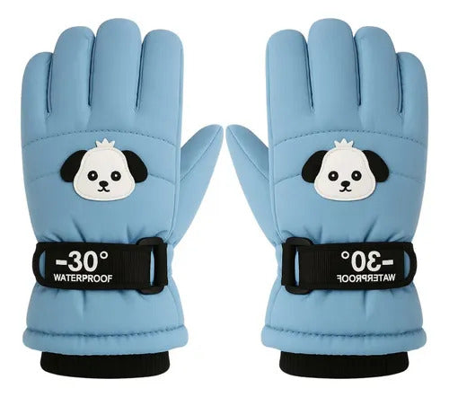 Guantes y Antiparras para Nieve · Talla Infantil 7 a 10 Años