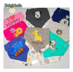 Pack de 6 Baberos Bandana de Doble Capa