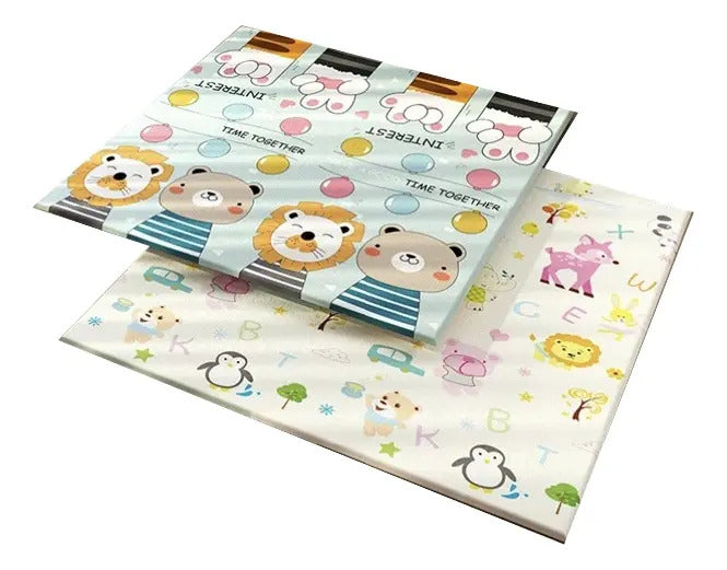 Alfombra Plegable Reversible con Bolso · 180 × 200 cm