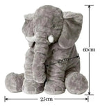 Peluche Elefante Gris Grande · 60 × 25 cm