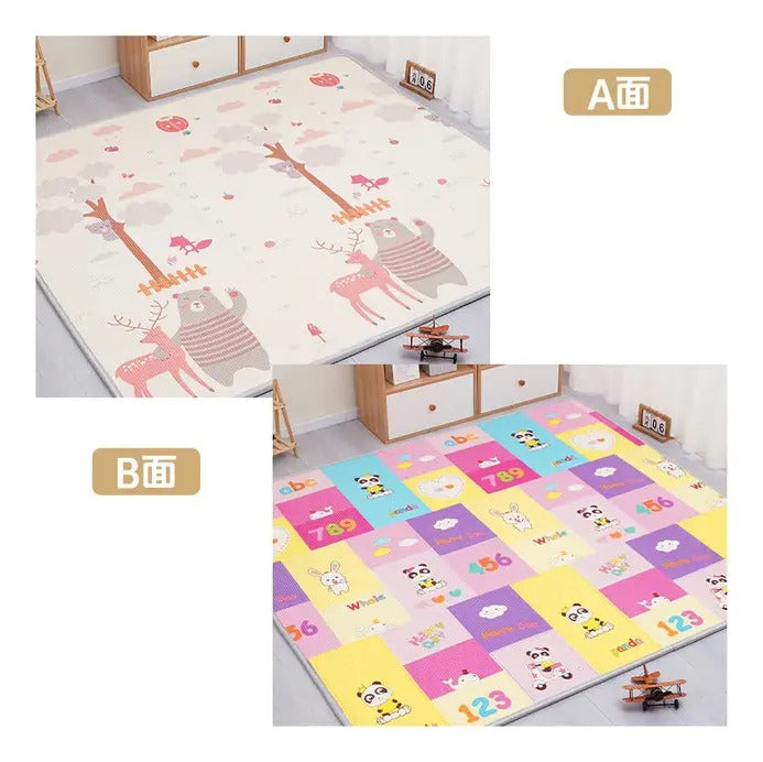 Alfombra Plegable Reversible con Bolso · 180 × 200 cm