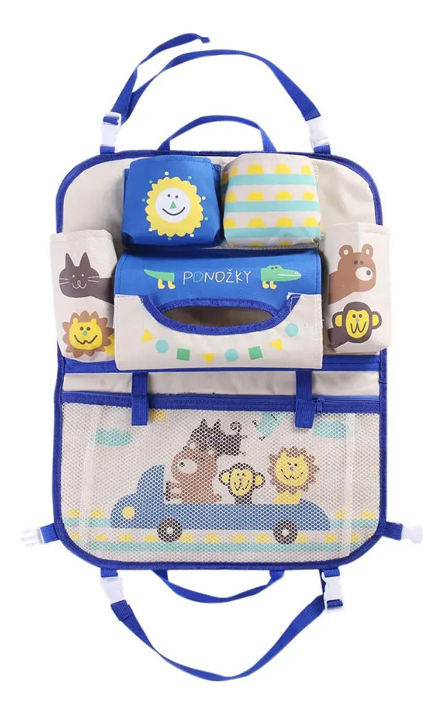 Organizador Infantil para Respaldo de Asiento de Auto · 54 × 41 cm
