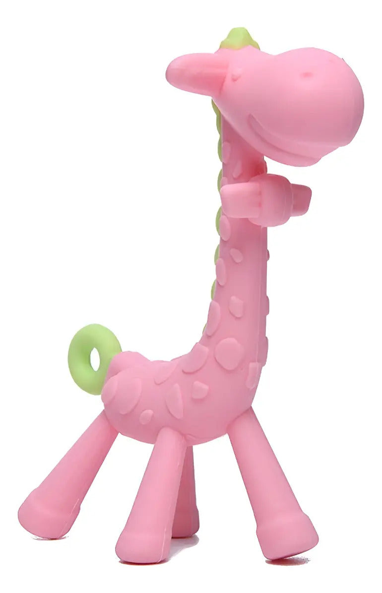 Mordedor de Silicona Diseño Jirafa con Estuche