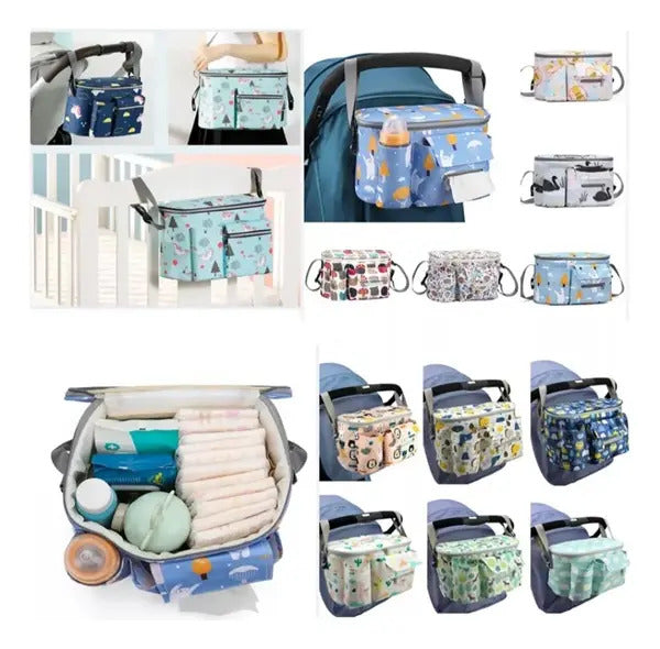 Bolso Organizador para Coche de Bebé · Beige
