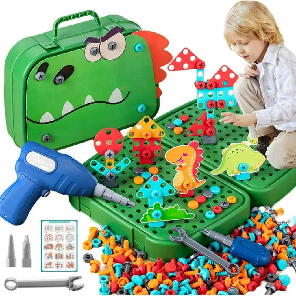 Kit de Bloques y Herramientas de Juguete · 230 Piezas