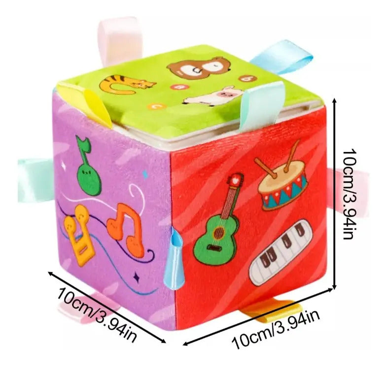 Cubo de Actividades Musical para Bebé · 10 cm