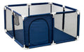 Corral de Juego con Pelotas y Anillos · 130 × 130 cm