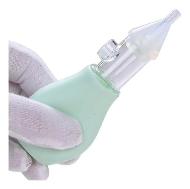 Set de Aspirador Nasal Manual y Pinza para Bebé