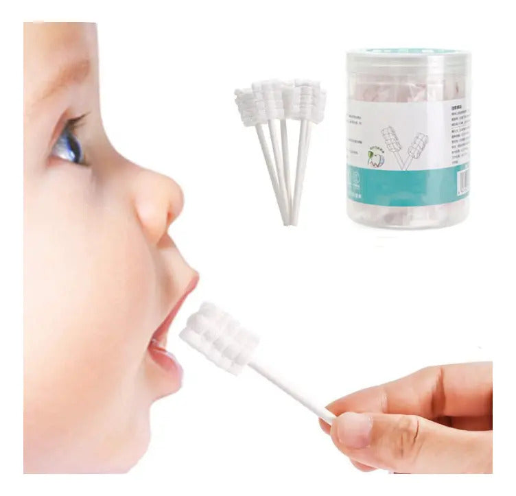 Pack de 60 Limpiadores Bucales Desechables para Bebé