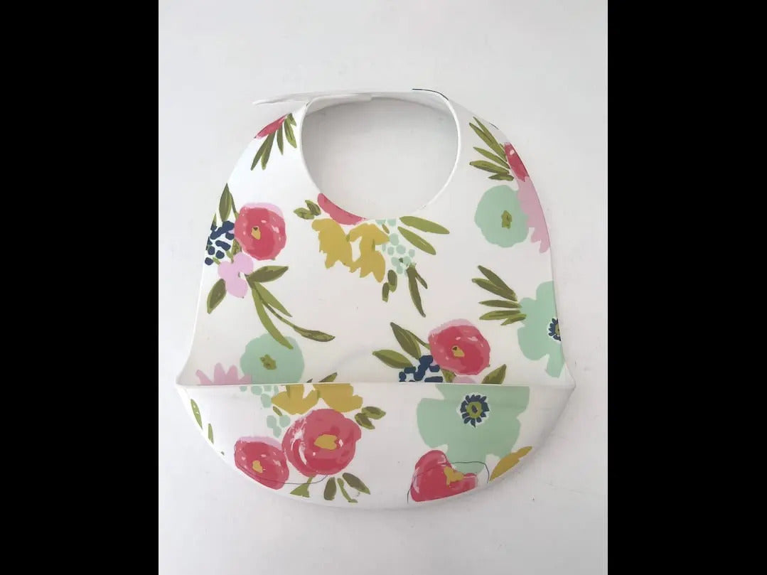 Pack de 3 Baberos de Silicona con Bolsillo Recolector
