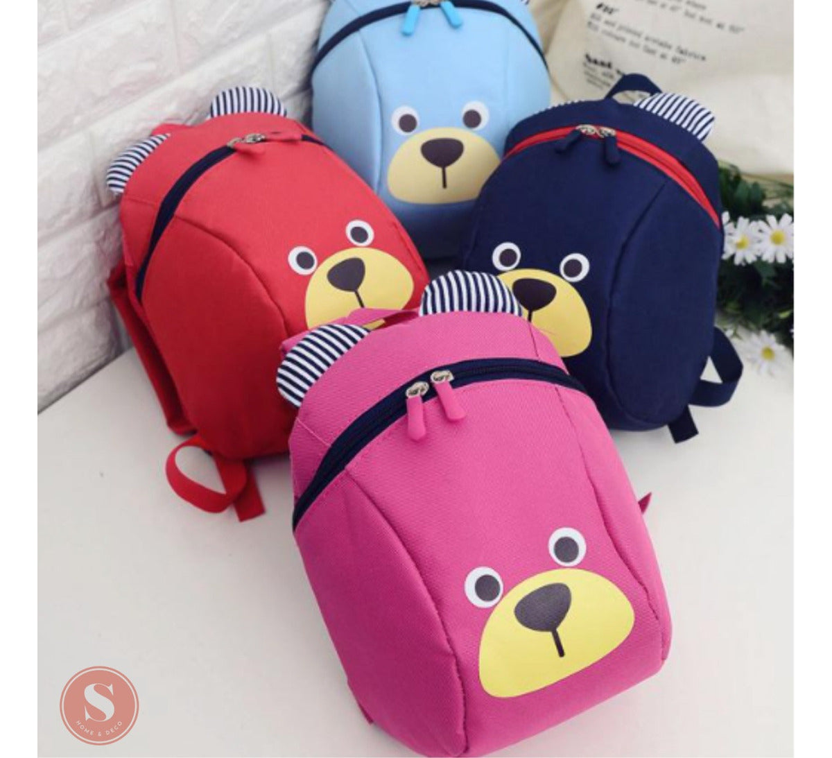 Mochila Infantil con Correa de Acompañamiento · 24 cm