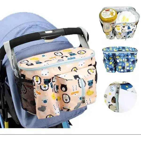 Bolso Organizador para Coche de Bebé · Beige