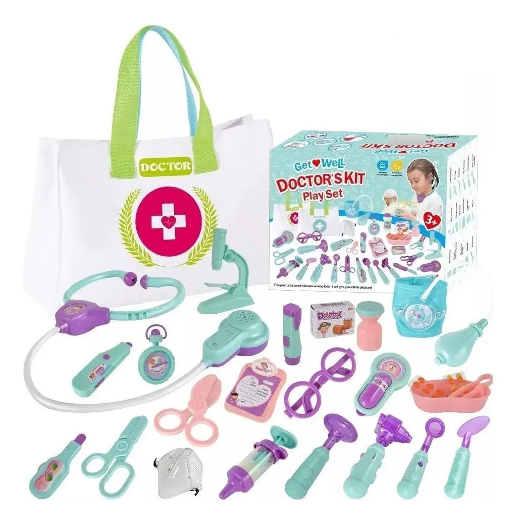 Set de Doctor de Juguete con Luz y Sonido · 25 Piezas