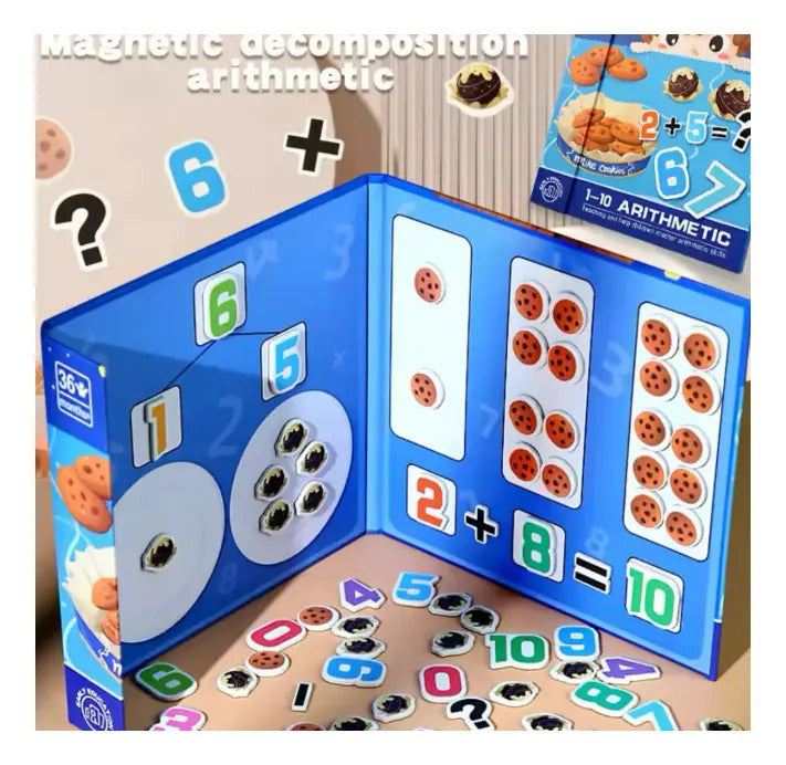 Libro Magnético de Matemáticas Diseño Galletas