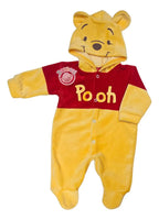 Enterito de Plush con Pies · Talla 0 a 3 Meses