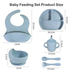 Kit de Alimentación con Babero Estampado y Accesorios
