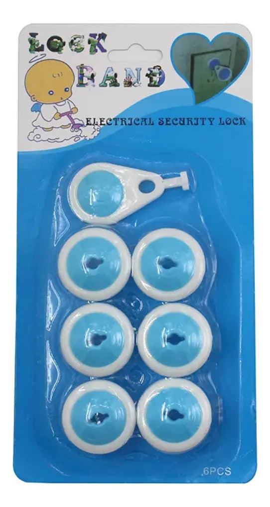 Pack de 18 Protectores de Enchufe con Llaves