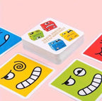 Juego de Expresiones con 12 Bloques de Madera y 50 Tarjetas