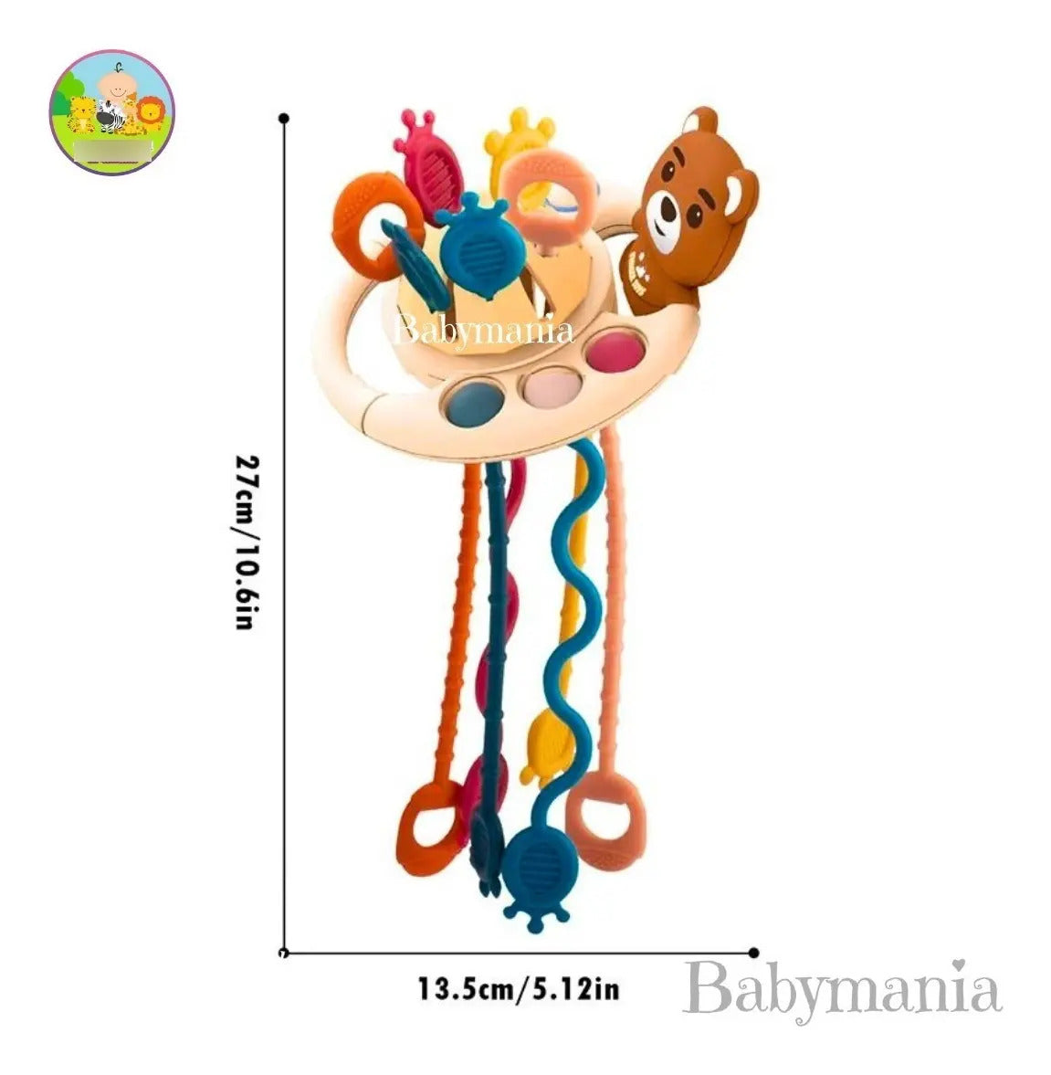 Juguete de Cuerdas de Tracción Diseño Osito