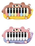 Piano Musical de Osito con 8 Teclas y Luz