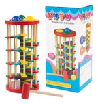 Torre de Madera con Martillo para Niños