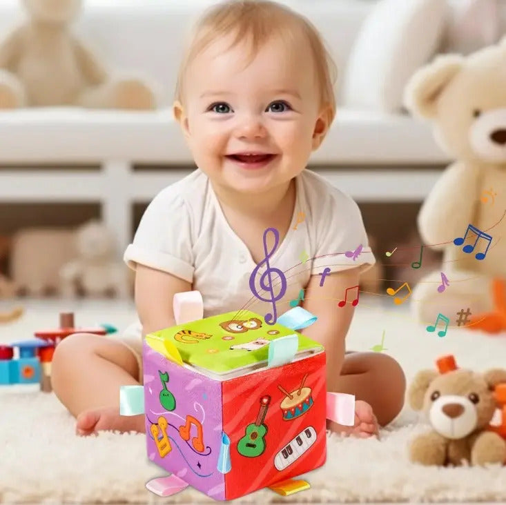 Cubo de Actividades Musical para Bebé · 10 cm