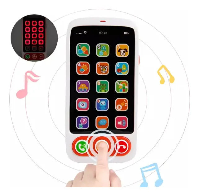 Celular Didáctico de Juguete con Luces y Sonidos