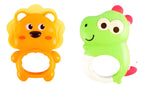 Set de 4 Sonajeros y Mordedores de Animalitos