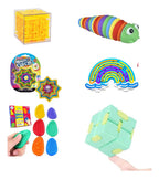 Kit Sensorial con Laberintos, Gusano y Cubo Articulado