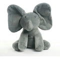 Peluche Elefante Musical que Mueve las Orejas · Gris