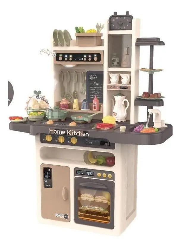 Cocina de Juguete con Agua, Vapor y Sonido · 65 Piezas