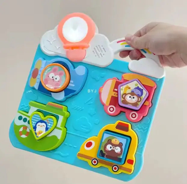 Tablero Musical de Encajes para Bebé · 9 Piezas