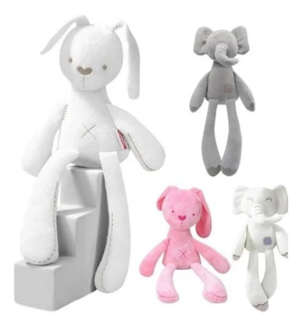 Peluche de Apego Conejo con Orejas Asimétricas